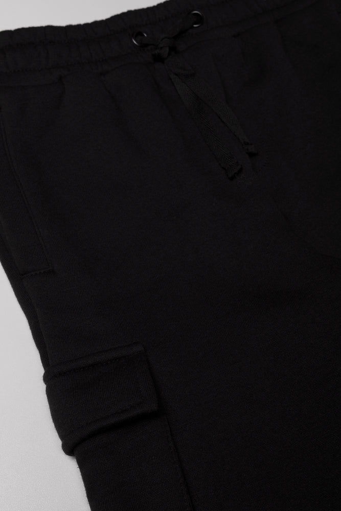 Cargo Trackpants Black