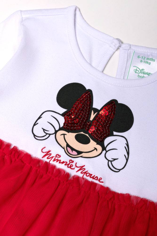 Minnie Mouse Dress White