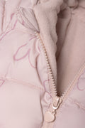 Hooded Puffer Jacket Pink (1)