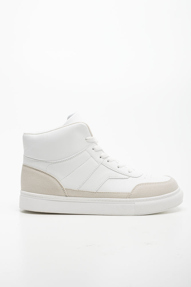 Court High Top Sneaker White