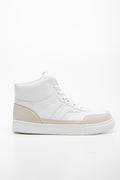 Court High Top Sneaker White (1)