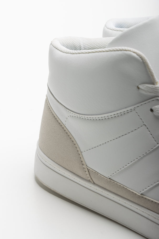 Court High Top Sneaker White (3)