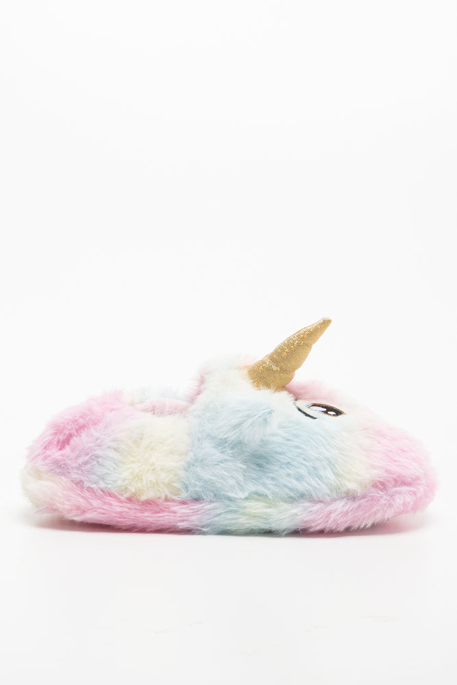 Rainbow Unicorn Slipper Pink