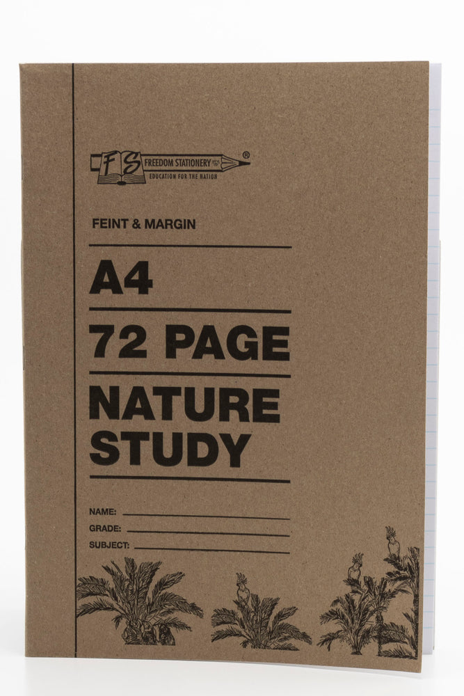 A4 Nature Study Feint 72Pg