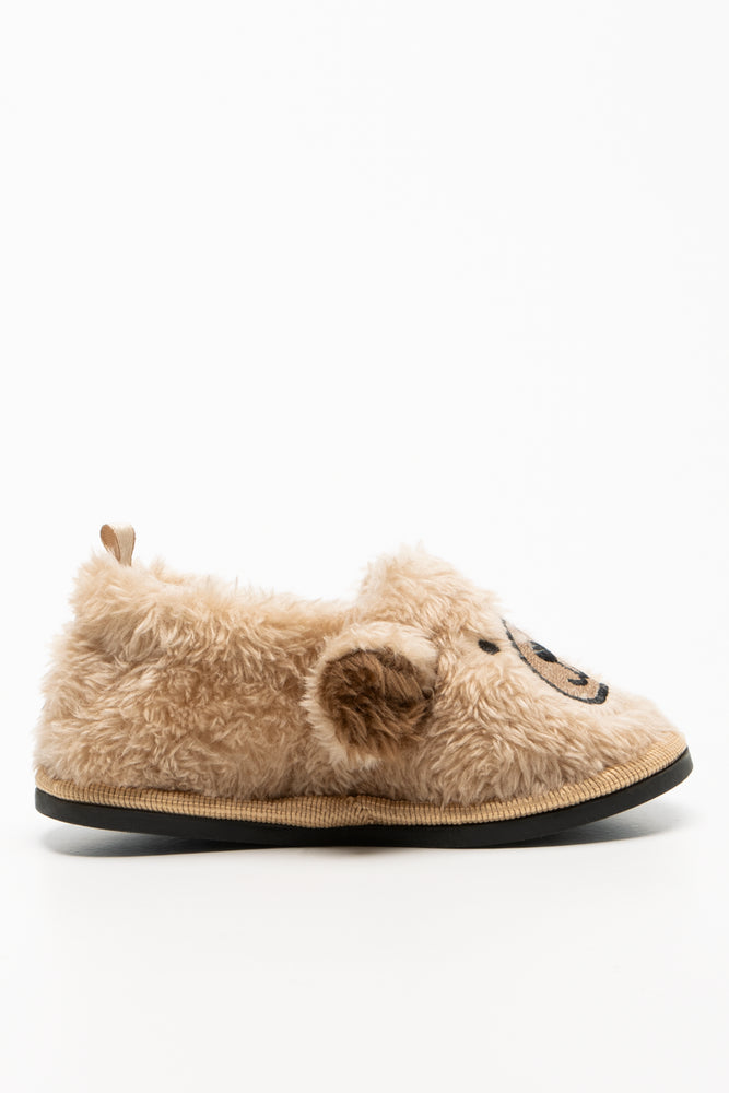 Bear Slippers Natural