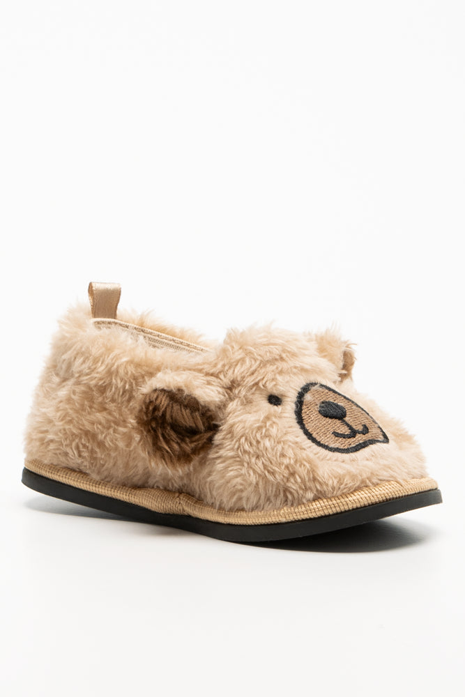 Bear Slippers Natural