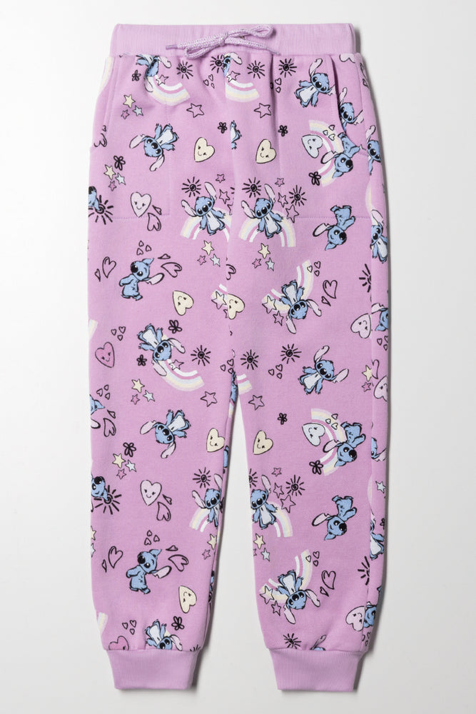 Lilo & Stitch Trackpants Lilac