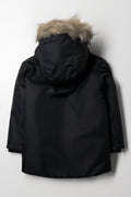 Hooded Parka Jacket Black (2)