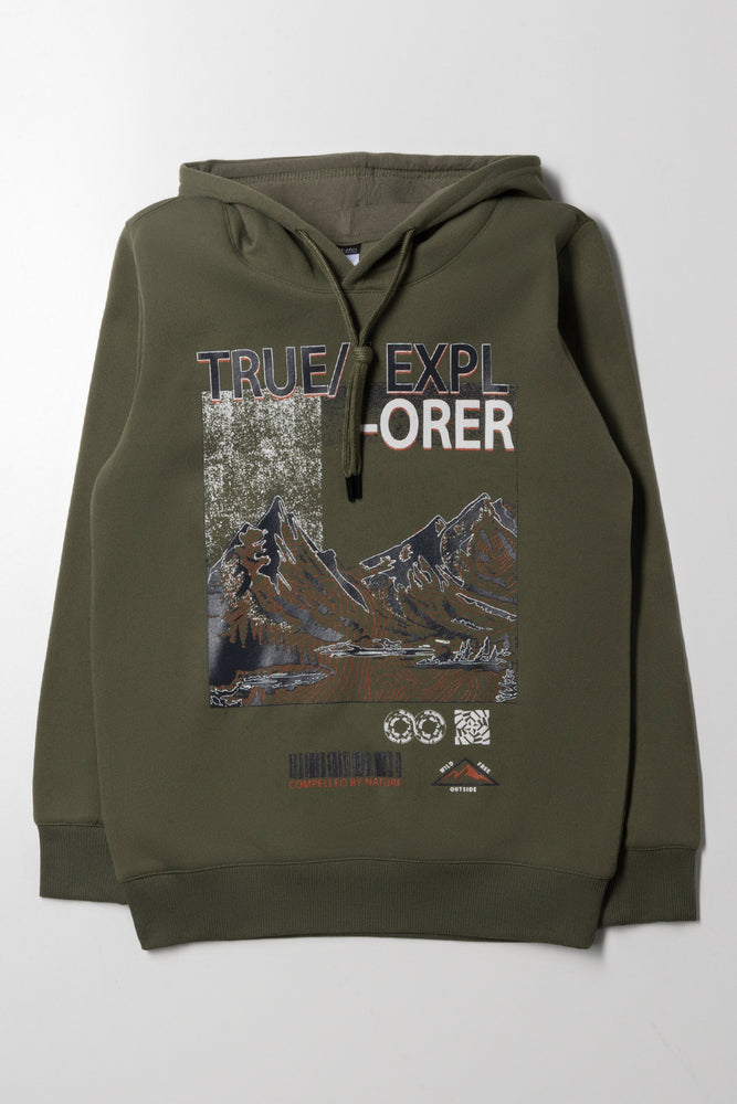 Explorer Hoodie Dark Green