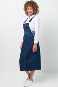 Denim Dungaree Dress Blue (1)