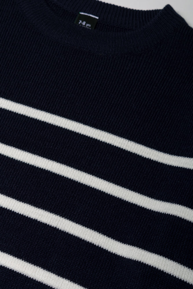 Stripe Jersey Navy