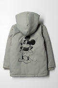 Mickey Mouse Parka Jacket Green (3)