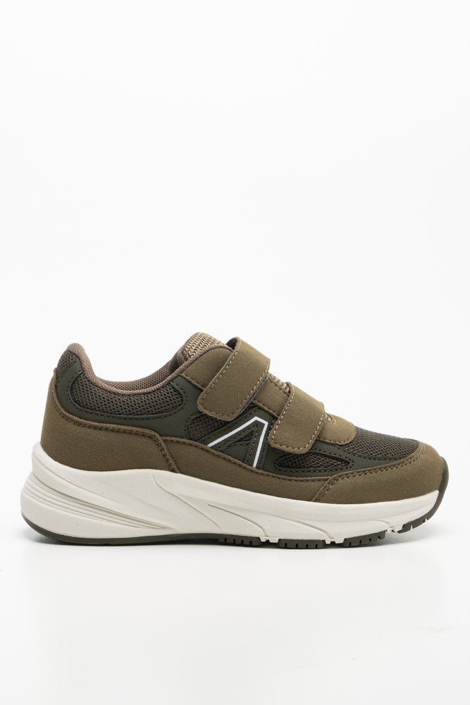 Retro Trainer Dark Green