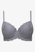 2 Pack Lace Balconette Bra Blue & Grey (1)