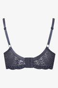 2 Pack Lace Balconette Bra Blue & Grey (3)