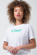 Ciao Short Sleeve T-Shirt White