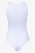 Matte Sleeveless Bodysuit White (1)