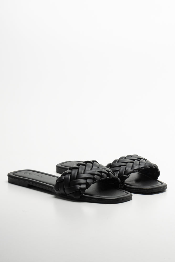 Braided Sandal Black