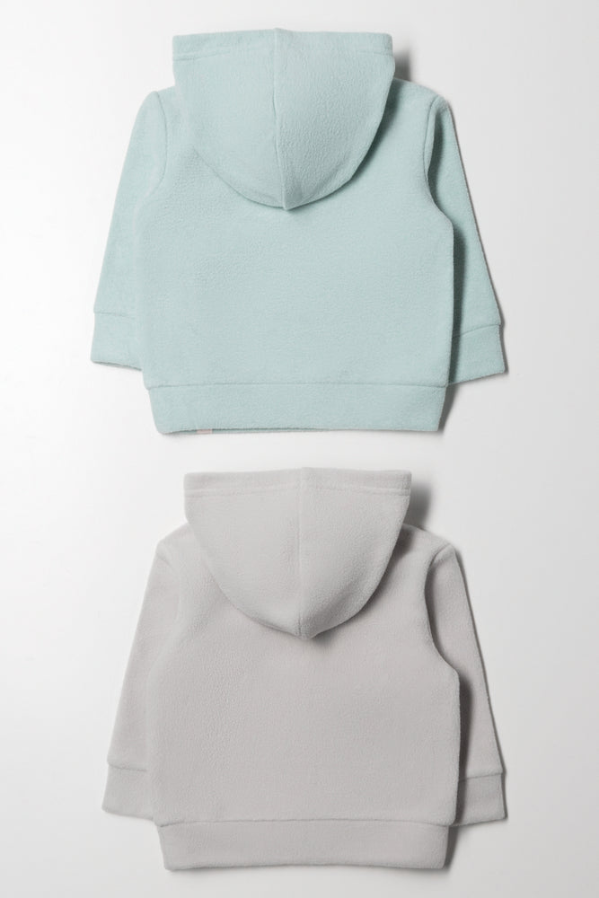 2 Pack Hoodies Light Green And Light Grey (3)