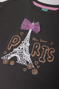 Paris Long Sleeve T-Shirt Dark Grey (1)