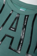 Crew Neck Tracksuit Green (1)