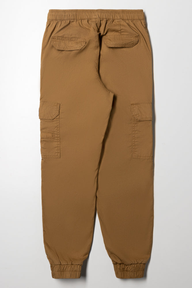 Cargo Jogger Pants Brown (2)