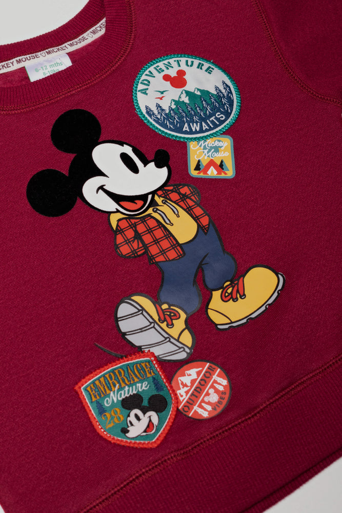 Mickey Track Top Red