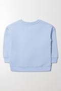 Unicorn Crew Neck Tracktop Blue (2)