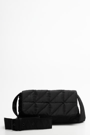 Quilted Crossbody Bag Black