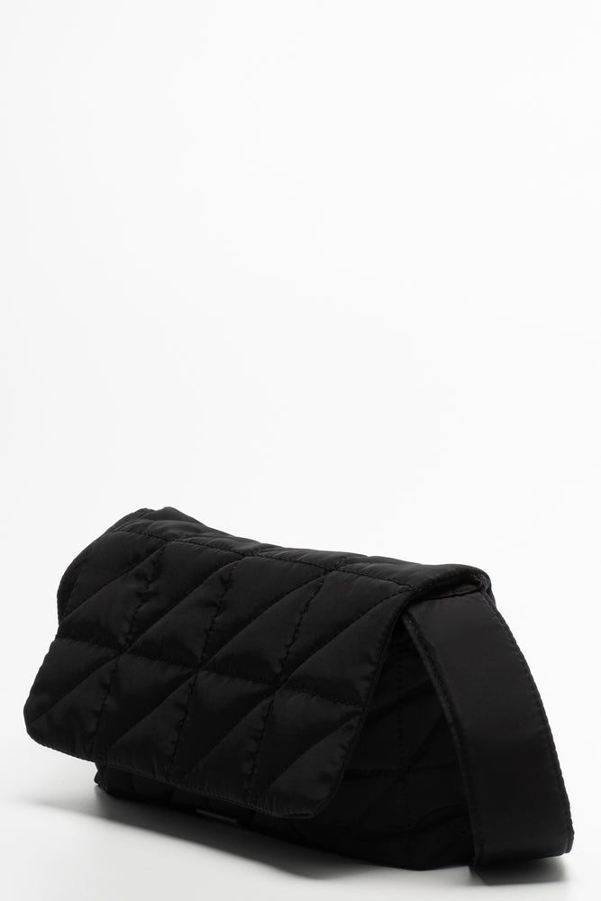 Quilted Crossbody Bag Black