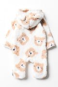 Bear Sherpa Babygrow Natural (3)