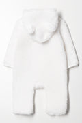 Fleece Baby Grow White (3)