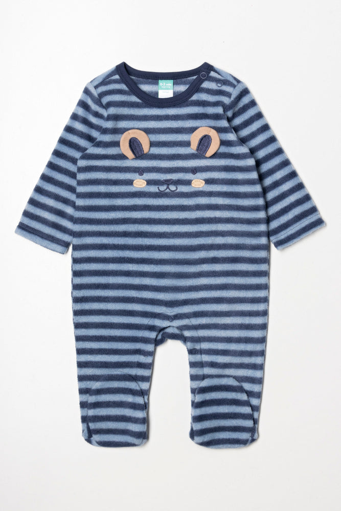 Bear Babygrow Blue