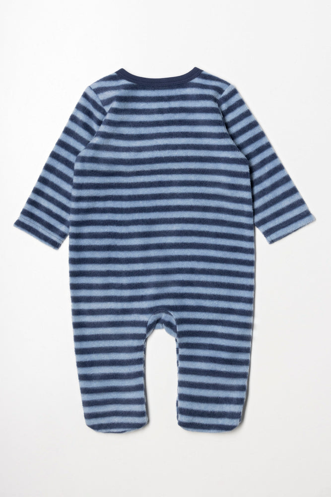 Bear Babygrow Blue (2)