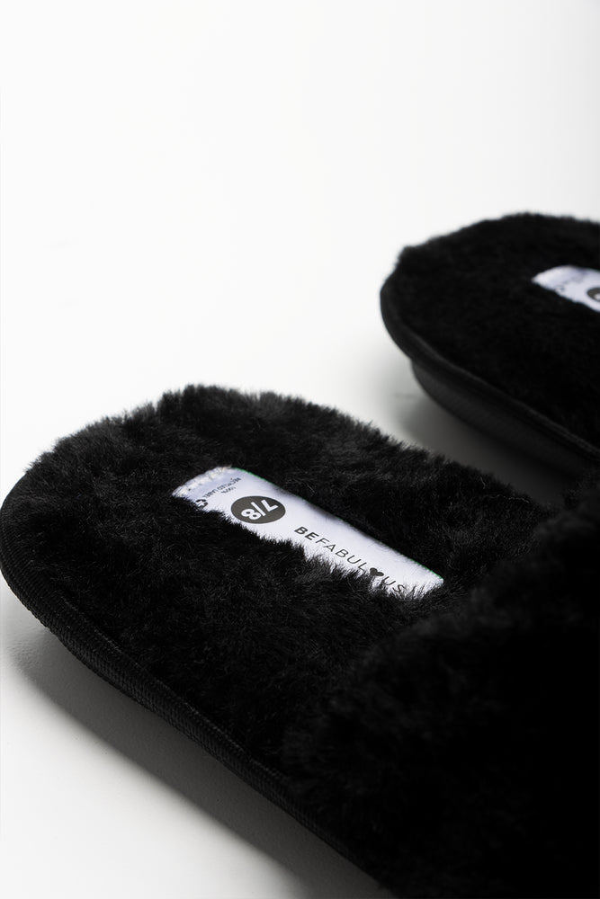 Seam Slipper Black (3)