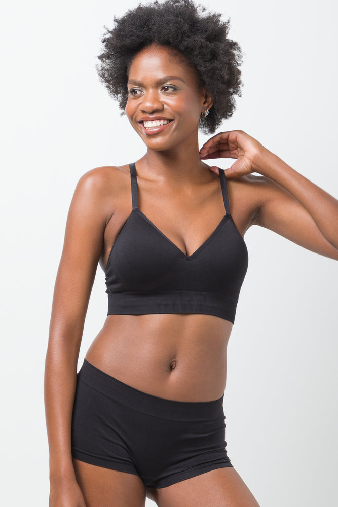 Seamfree Bralette Black