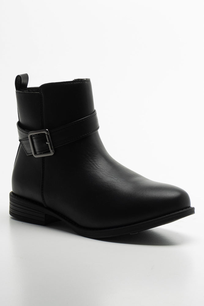 Buckle Boots Black