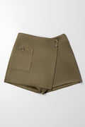 Suede Skorts Green