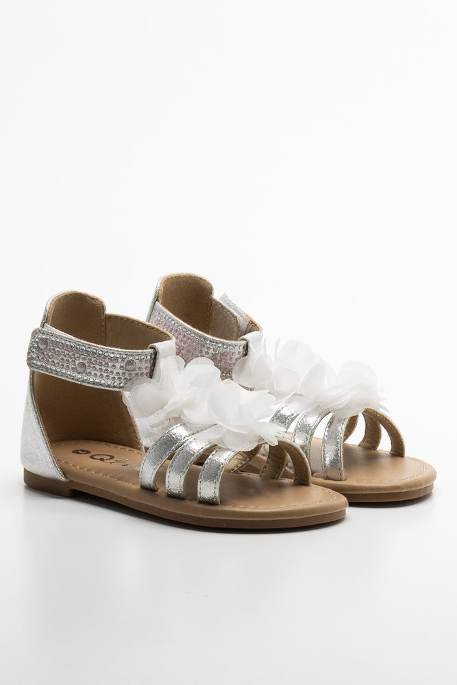 Flower Sandal Silver