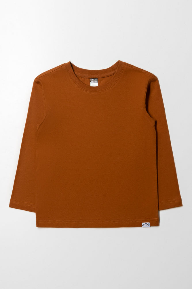 Long Sleeve T-Shirt Brown