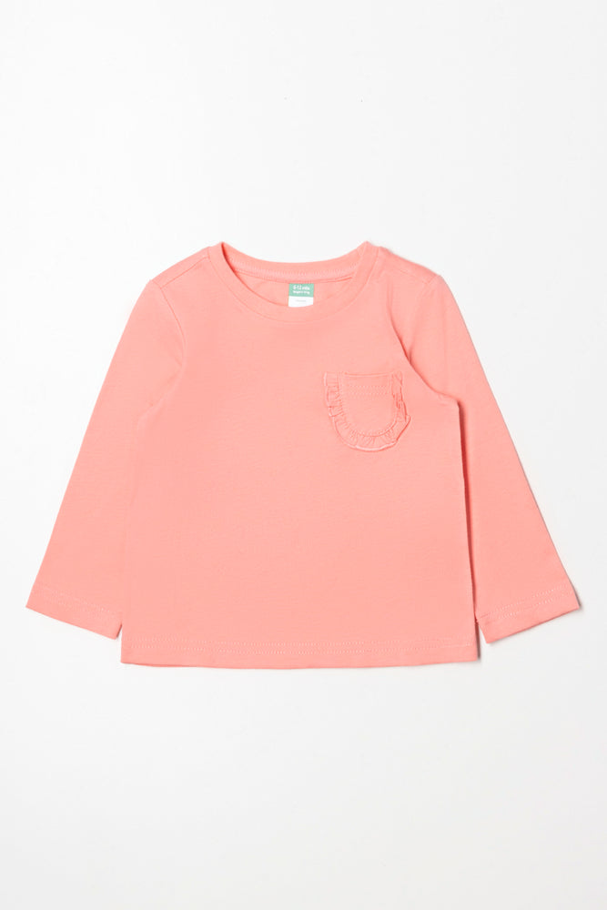 Long Sleeve T-Shirt Peach