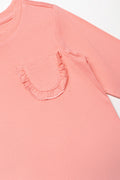 Long Sleeve T-Shirt Peach (1)