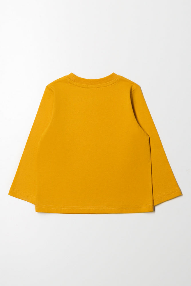 Long  Sleeve T-Shirt Yellow (3)