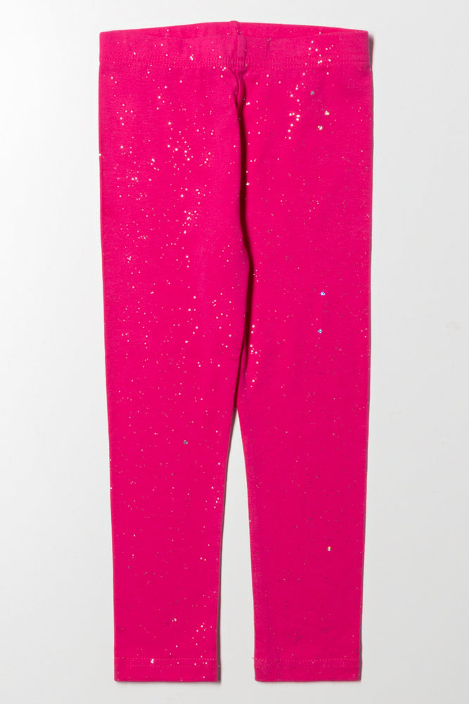 Glitter Legging Pink