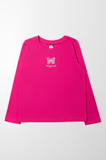 Long Sleeve T-Shirt Pink