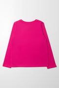 Long Sleeve T-Shirt Pink (2)