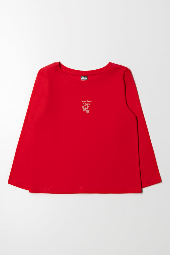 Long Sleeve T-Shirt Red