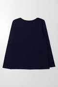 Long Sleeve T-Shirt Navy (2)