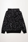 Smiley Hoodie Black (2)