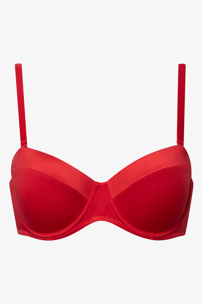 2 Pack Trim Multiway Bras Red And Black